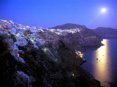 Oia, Santorini, at sunset